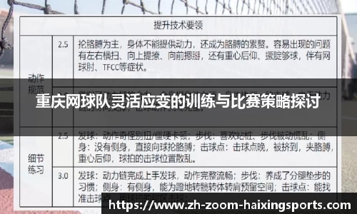 重庆网球队灵活应变的训练与比赛策略探讨